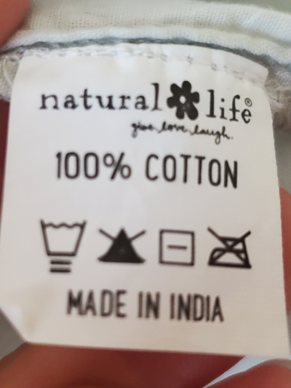 Natural Life My Favorite Cotton Top in Light Blue Size L - Picture 5 of 11